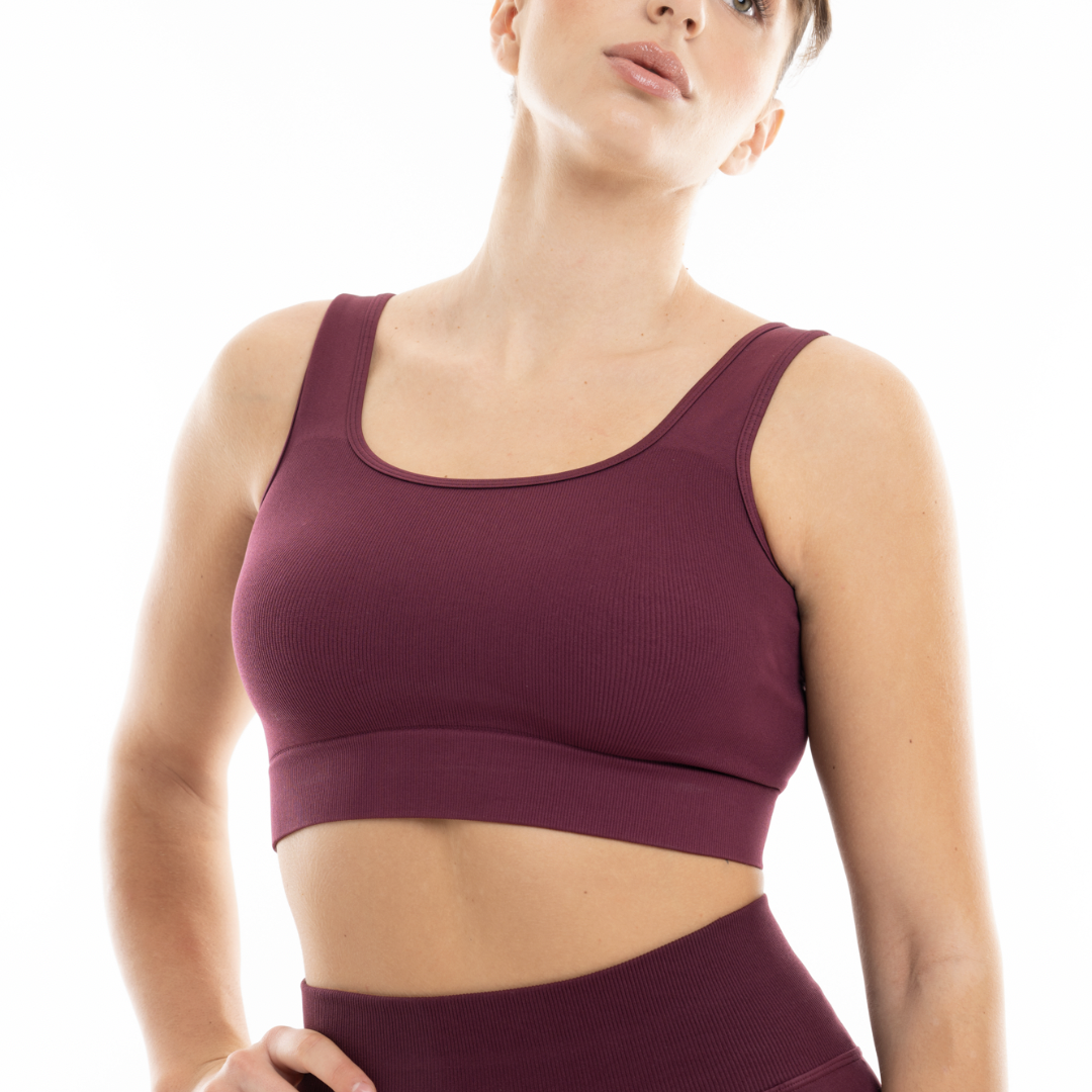 Top scrunch microfibra effetto riducente