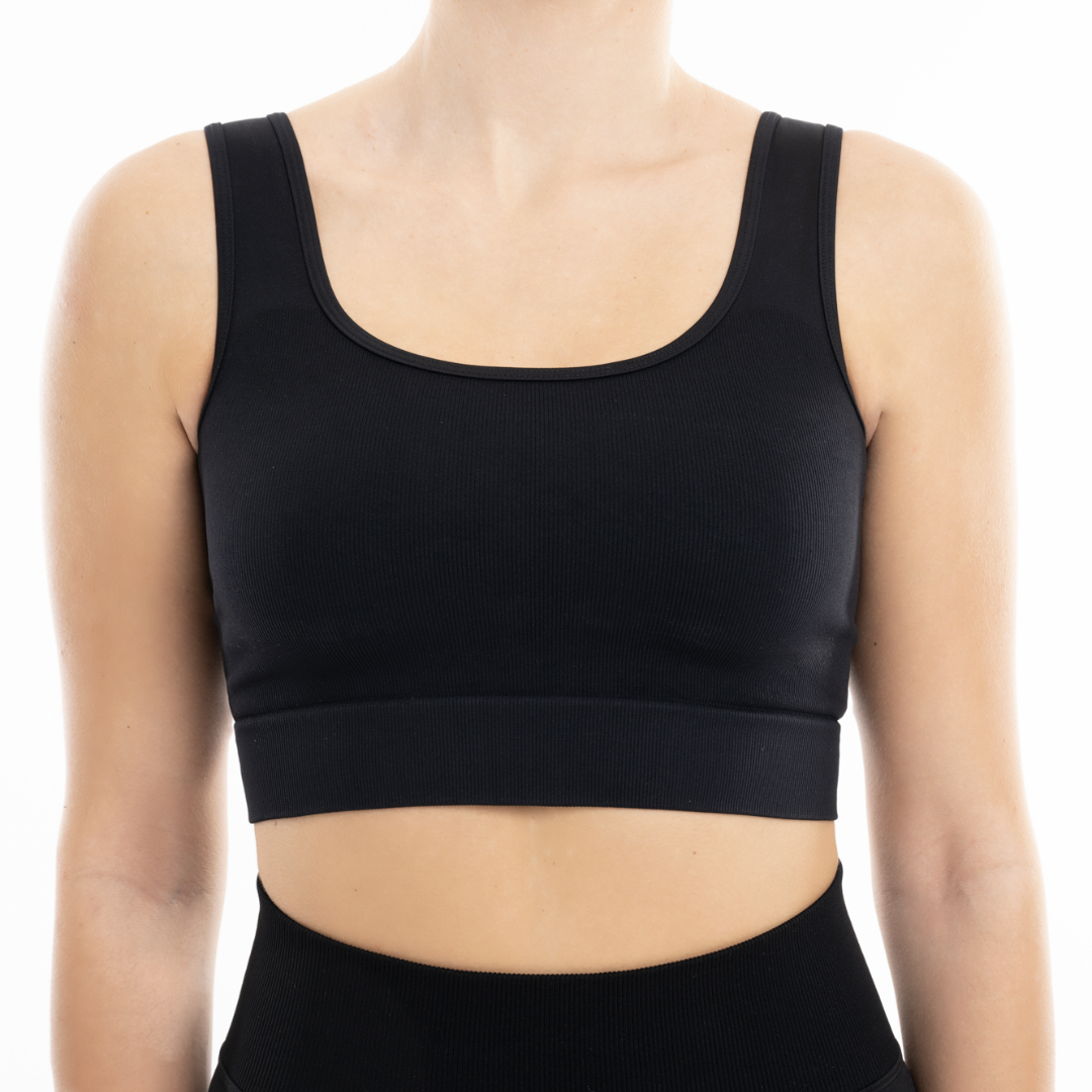 Top scrunch microfibra effetto riducente