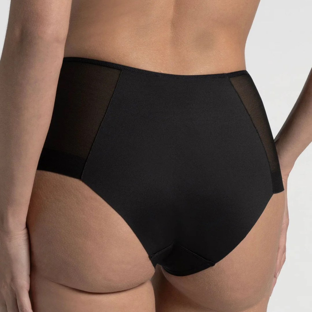 Slip vita alta panties senza cuciture con taglio vivo | Belseno Tesoro 306