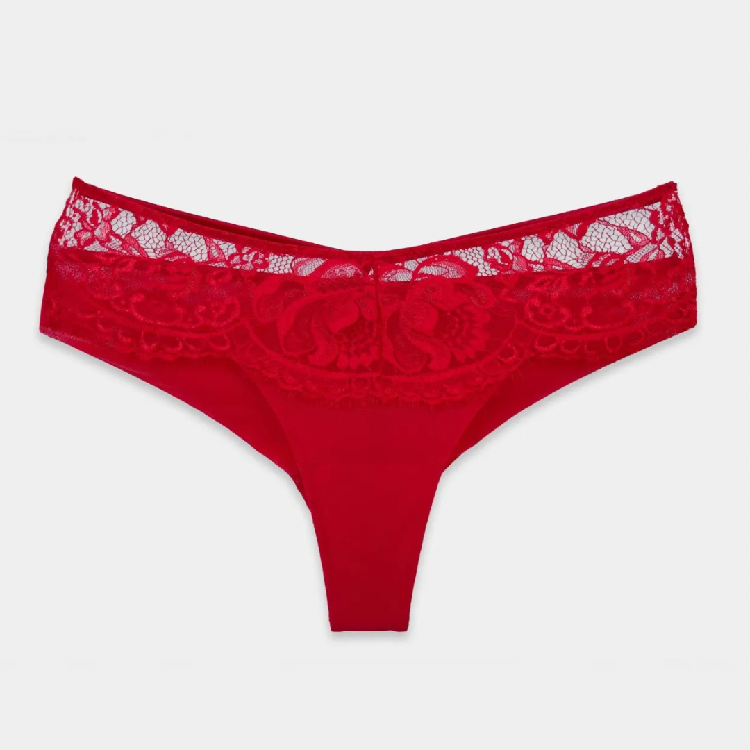 Brasiliana satin e pizzo XMAS | 101621