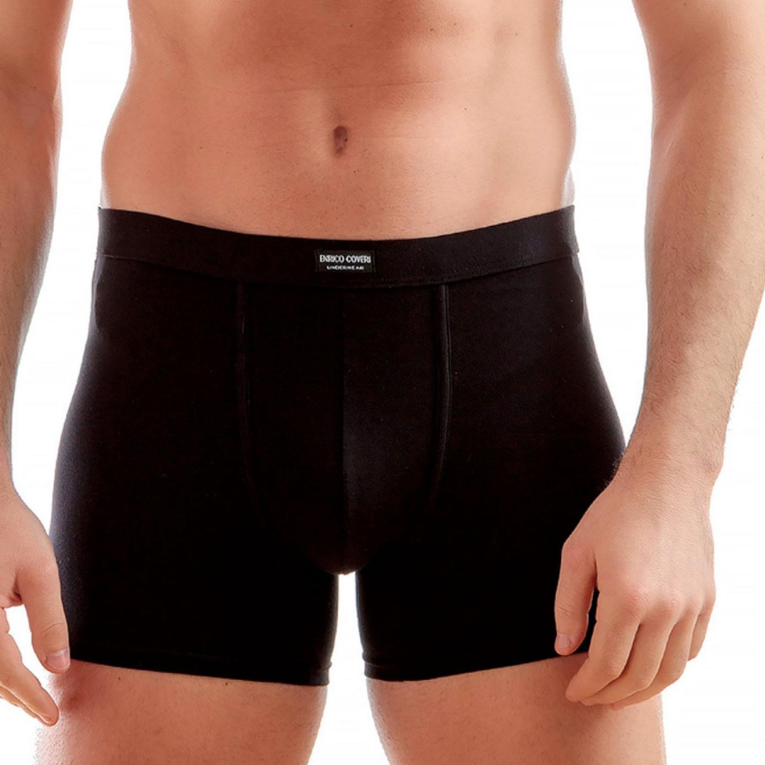 Men's boxer EB1002 stretch cotton internal elastic - 3 pieces