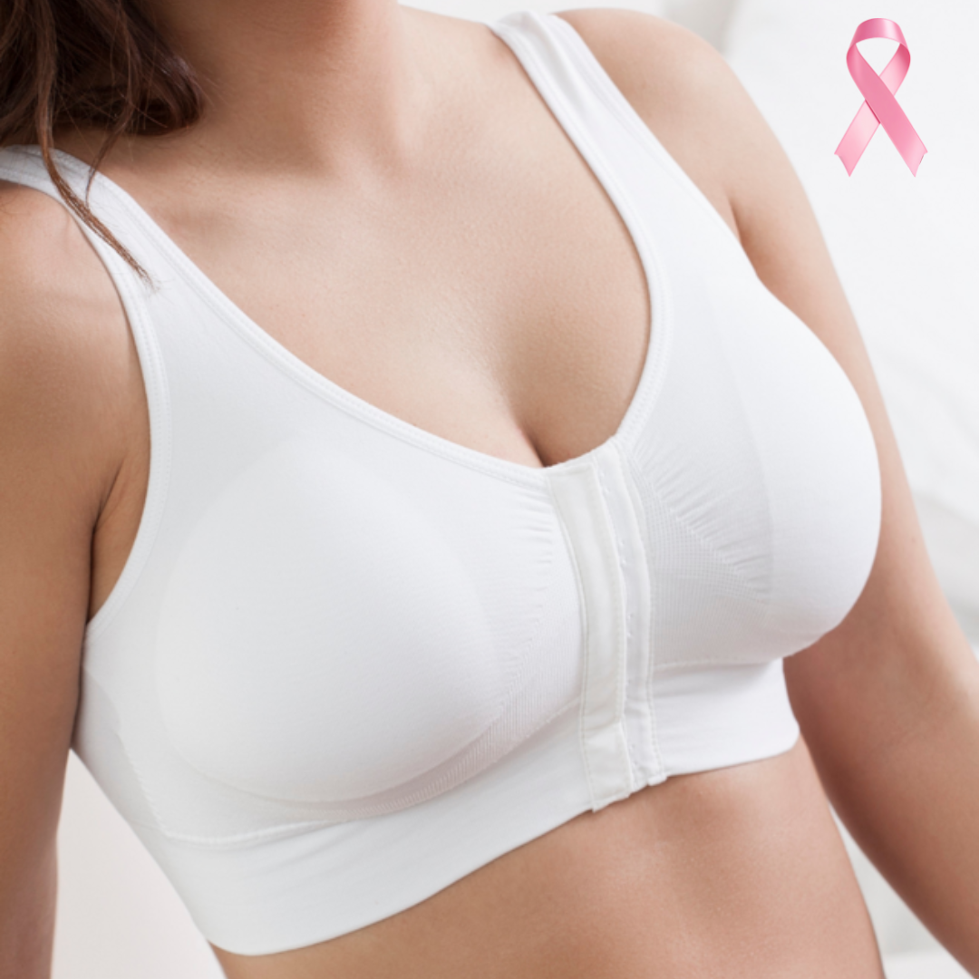 Reggiseno Post-Operatorio Luisa chiusura Frontale e Coppe Estraibili