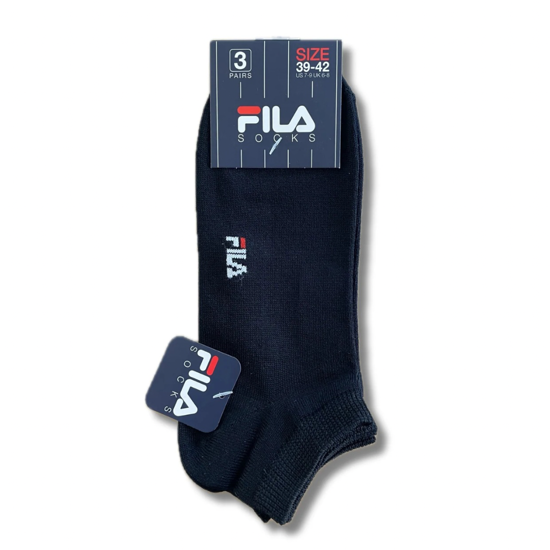 Fantasmini uomo/donna Fila in cotone mercerizzato (conf. 3 paia)