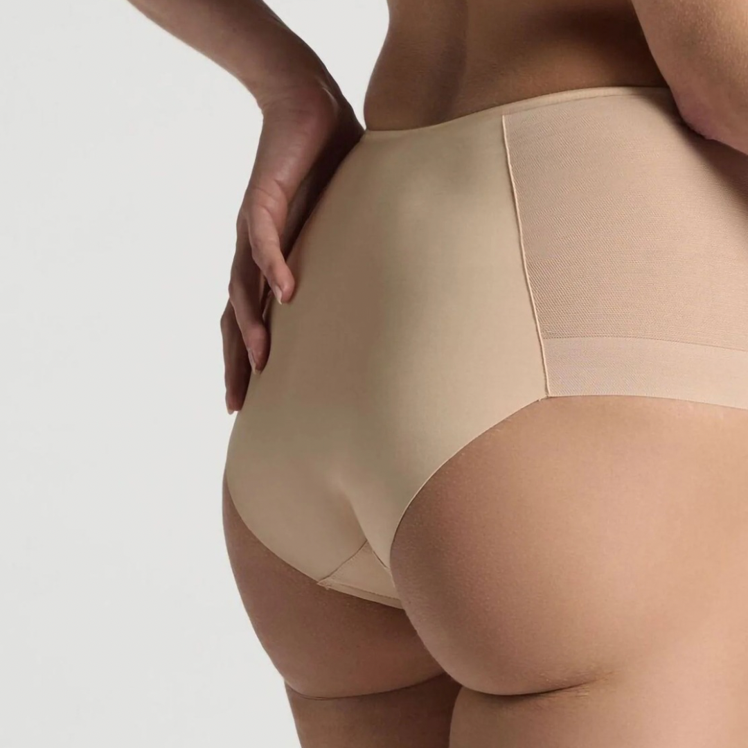 Slip vita alta panties senza cuciture con taglio vivo | Belseno Tesoro 306