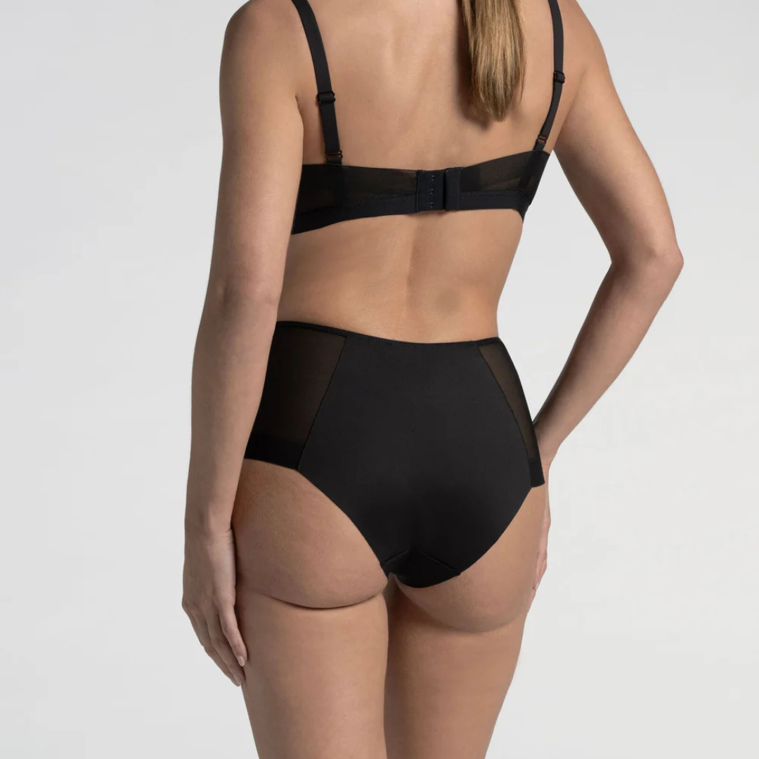 Slip vita alta panties senza cuciture con taglio vivo | Belseno Tesoro 306