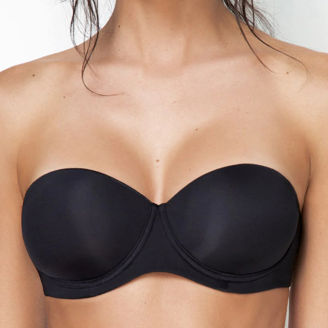 Fascia con coppe imbottite, ferretto e spalline removibili, coppa C | 2550 NEW