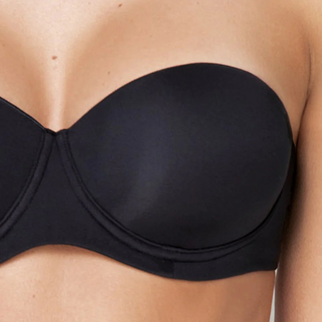 Fascia con coppe imbottite, ferretto e spalline removibili, coppa C | 2550 NEW