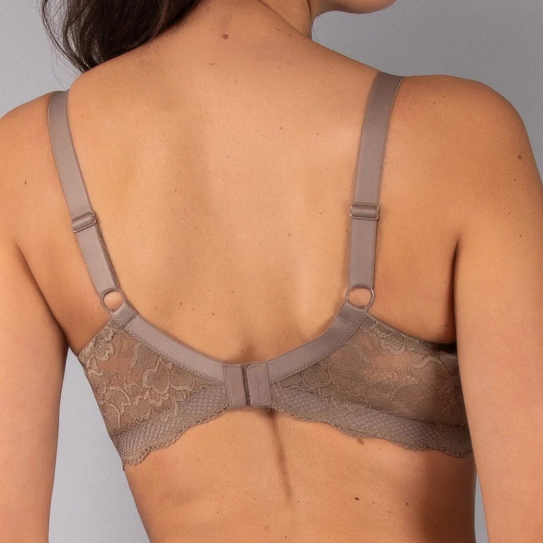 Lace bra with padded and underwired cups | Verde Veronica AR14